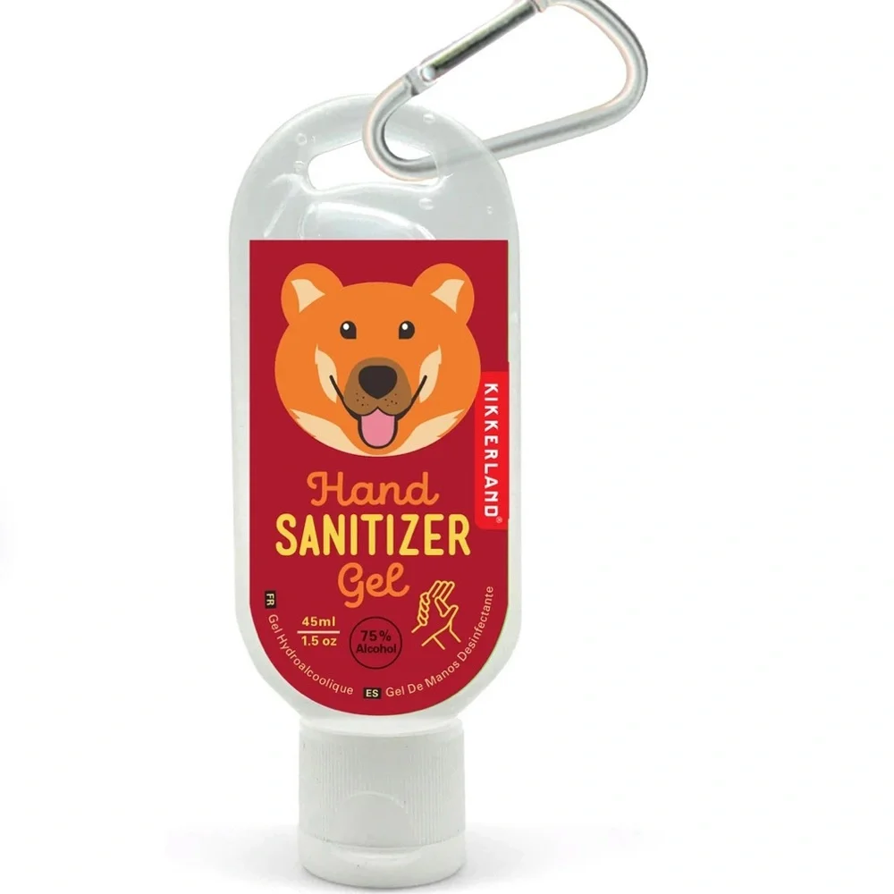 Kikkerland 3 in 1 Mask, Sanitizer & Carabiner